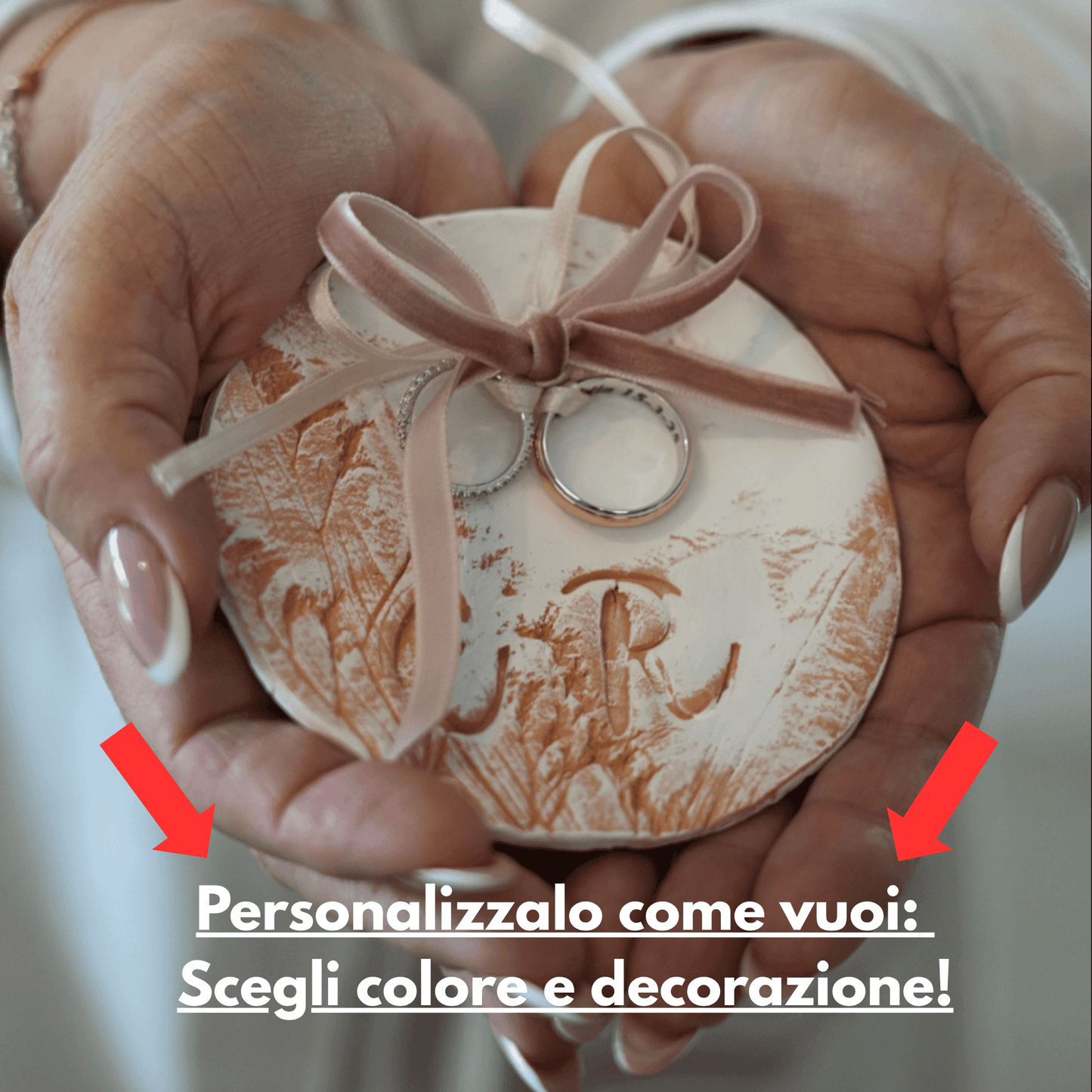 Il tuo amore merita un dettaglio unico: crea il tuo porta fedi su misura