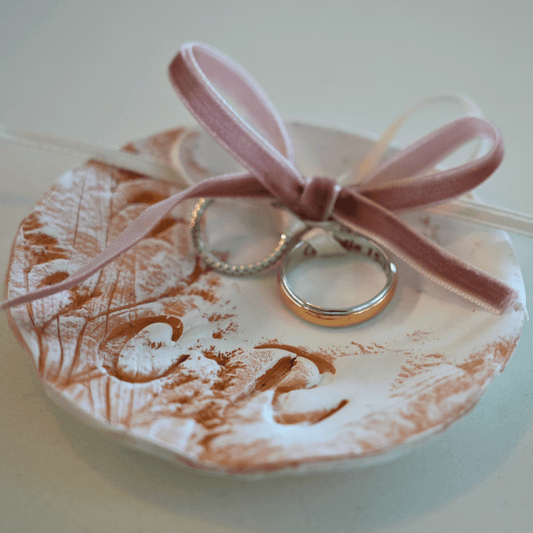 Porta fedi personalizzato in ceramica
