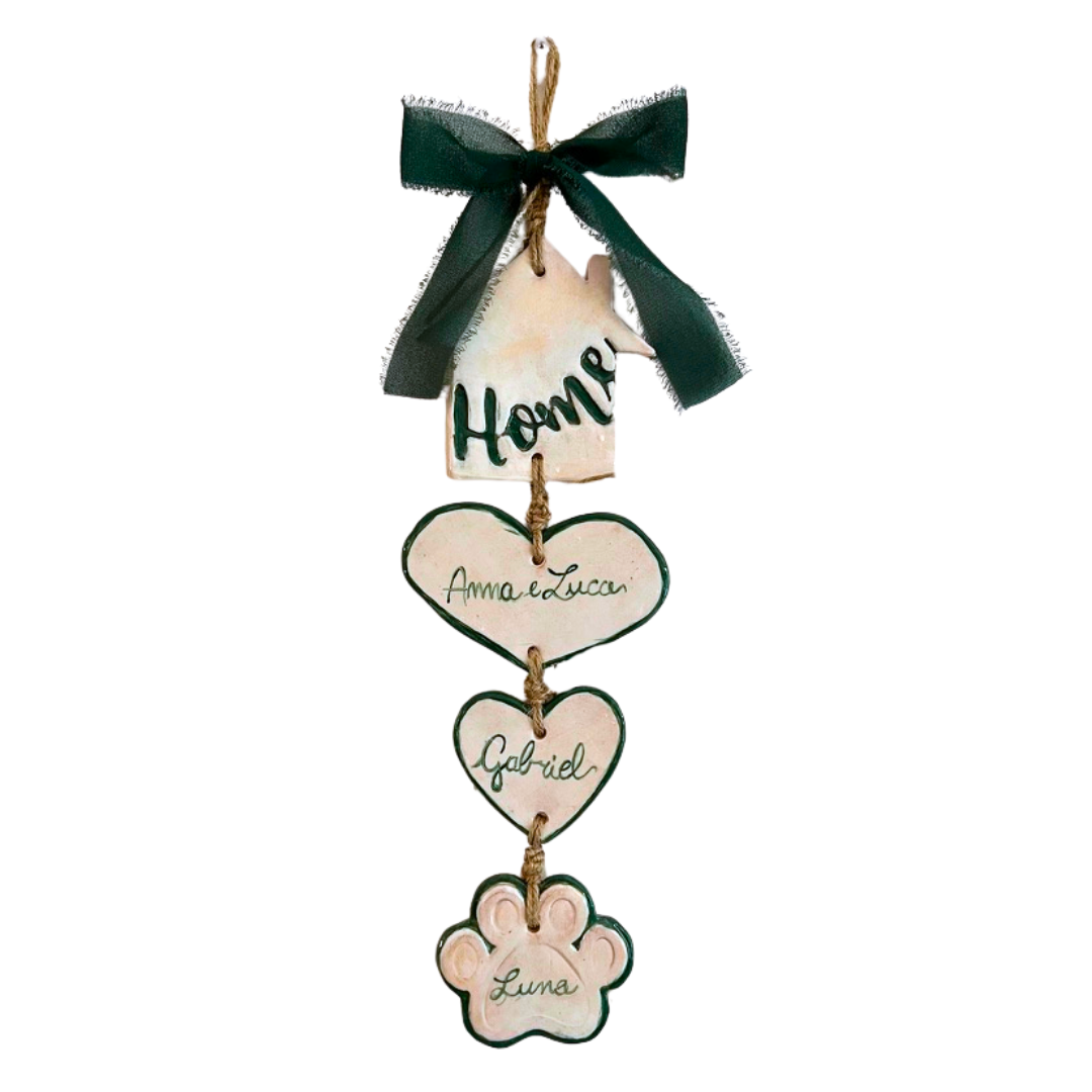 Pendente personalizzato Familiare Genealogico